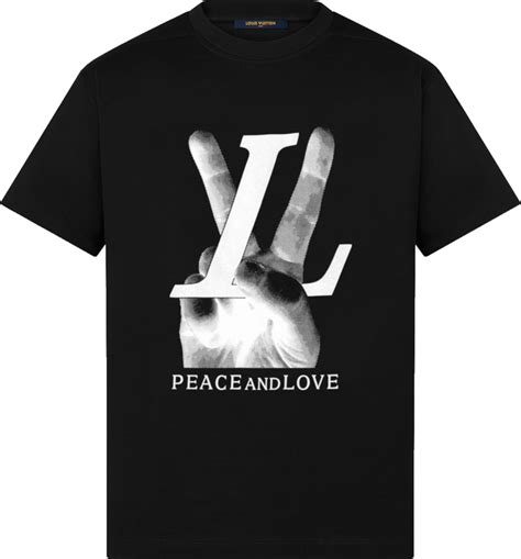 peace and love louis vuitton|Louis Vuitton Black 'Peace & Love' T.